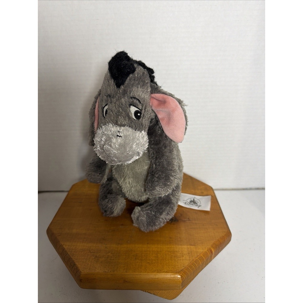 Disney Eeyore Plush Stuffed Animal Winnie the Pooh Donkey 7–8" Gray Soft Toy